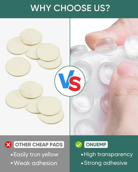 Comparison of Clear Cabinet Door Bumpers 304 Pack With Adhesive Rubber Feet Silicone Cushions and other pads with quality features.