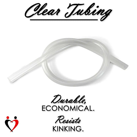 Clear tubing for Ultima Red Manual Vacuum Pump With Aluminum Alloy Body And Silver Handle For Precise Vacuum Metering