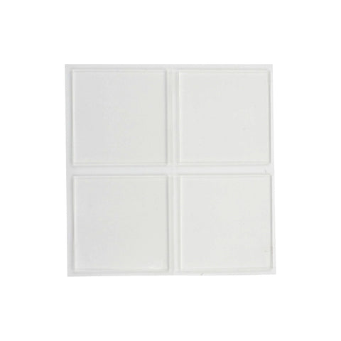 Tough And Clear Double Sided Tape Squares For Mounting, 24 Pre-Cut 1-Inch Squares, Heavy Duty Weatherproof Adhesive, detail view