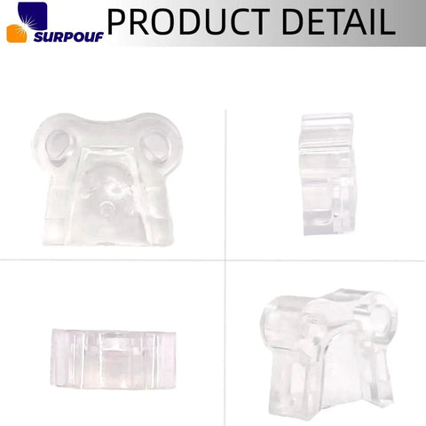 No-Mar Tip Replacement Set for DCN Series that shields wood surfaces by snapping over nailer nose; clear set for DCN680, DCN681