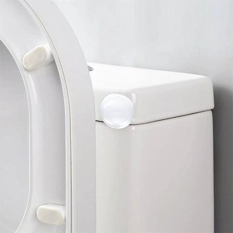 Strongest Door Handle Stopper Set Six Clear Rubber Door Bumpers Wall Shield Cushions Self Adhesive Transparent Protectors on wall