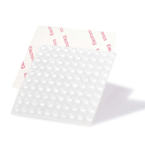 Self Adhesive Clear Rubber Door Bumpers One Quarter Inch Diameter By One Sixteenth Inch Thick Heavy Duty Non Slip Bumpers 100 Pack