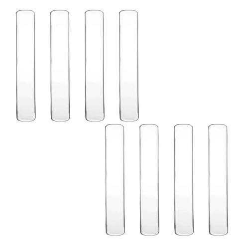 Clear Self Adhesive Rubber Furniture Wall Bumpers Door Slam Silencers Anti Collision Strips For Cabinets Desks And Chairs Easy Peel And Stick 8 Long Strips No Tools Needed