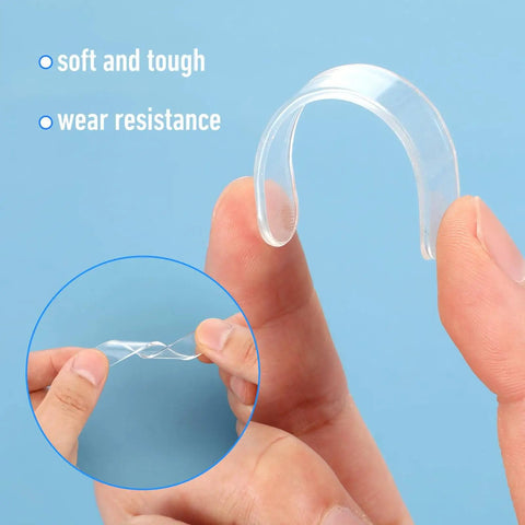 20 Piece Clear Silicone Cabinet Door Bumpers Set With Self Adhesive Strips for improved noise reduction and soft closing