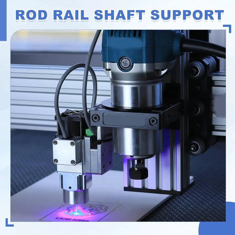 16mm Aluminum Linear Rod Rail Support Bracket for 3D Printers SHF16 Mounting Clamp in CNC machine
