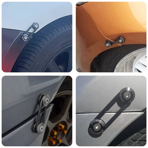 Universal Black CNC Billet Aluminum Quick Release Fastener Kit For Bumper Trunk Perfect For Any Ride Or Car Fits All Vehicles