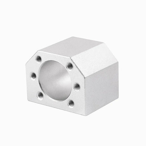 Metal ball nut housing for 350mm Ball Screw SFU1605 16mm Diameter Lead 5mm with multiple side screw holes, CNC and 3D printer use
