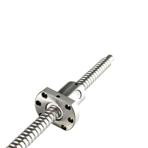 Ball Screw CNC Parts SFU1605 RM1605 16mm 700mm with Metal Deflector Ball Screw nut visible