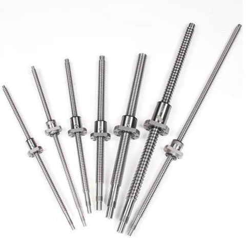 ✝️ C5 Ball Screw Machined 1605 BallScrew DFU1605 set with Double Ball Nut for CNC axis motion, anti-backlash setup, smoother linear travel