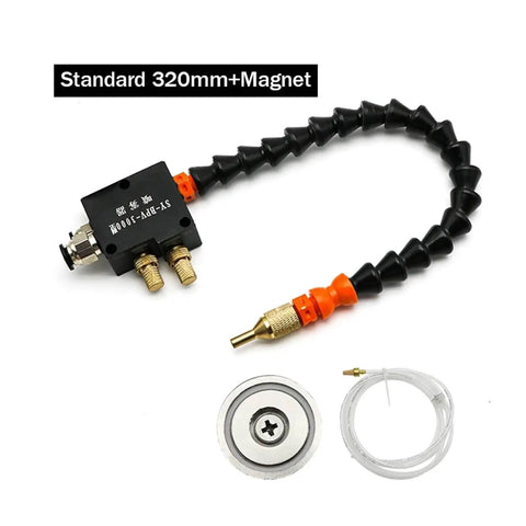 Pro Grade CNC Coolant Mist System For Lathe And Milling Tools Lubrication Spray Unit For Engraving Machines 8mm Pipe