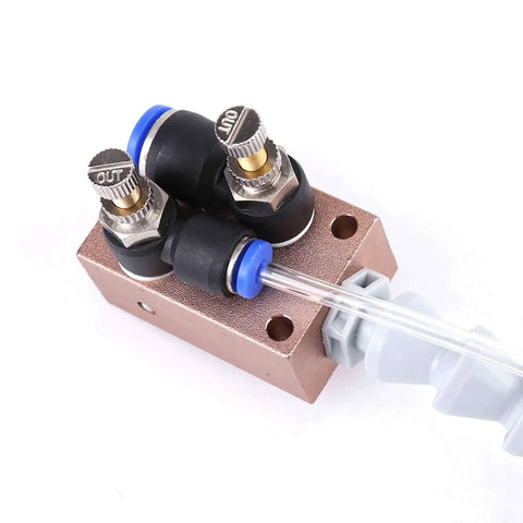 Mist Coolant Lubrication System Spray For CNC Lathe And Milling Machines, adjustable nozzle, copper base, 8mm air pipe, NutriEss Pro Shop Upgrade