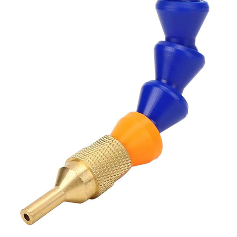 Cooling Sprayer System for CNC Lathes and Milling Machines, Slick All In One Coolant Spray Kit nozzle close-up