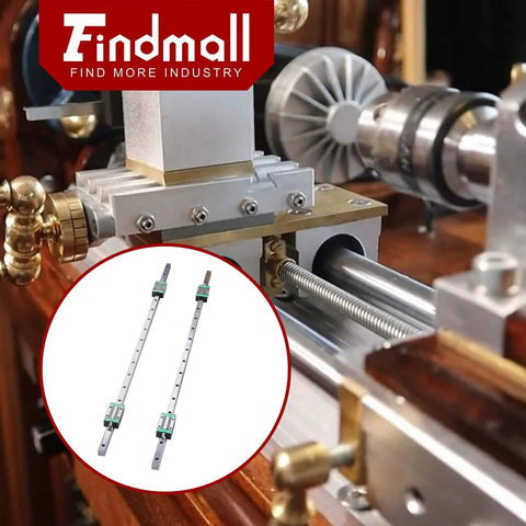 Close-up of CNC machine equipped with HGR20 Linear Motion Kit with 2pcs 1000mm Rails and SFU1605 1000mm Ball Screw, BK12 BF12 End Supports.