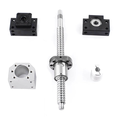 3 Pack CNC Linear Motion Kit with 2pcs HGR20 600mm Linear Guide Rails and 4 HGH20CA Blocks plus RM1605 600mm Ball Screw Set
