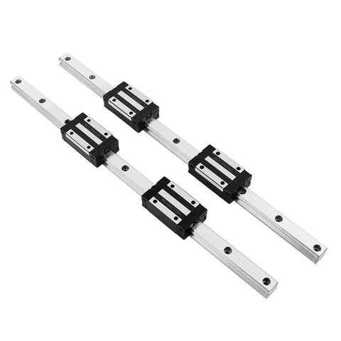3 Pack CNC Linear Motion Kit with 2pcs HGR20 600mm Linear Guide Rails and 4 HGH20CA Blocks