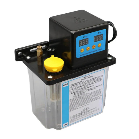 Pro Grade CNC Lubrication Pump System 1L Automatic Electric Oil Pump For CNC Machine Tools 6mm Fittings AC110V with Gauge