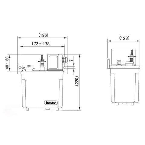 Diagram of Pro Grade Electric Intermittent Lubrication Pump For CNC Machine Tools Lathe And Milling Machines 220V 110V 3 Minute Timer