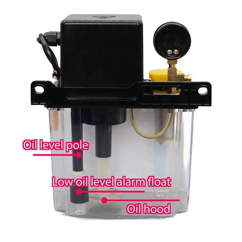 Pro Grade CNC Lubrication Pump System 1L 2L Automatic Electric Oil Pump For CNC Machine Tools 6mm Fittings AC110V Or AC220V