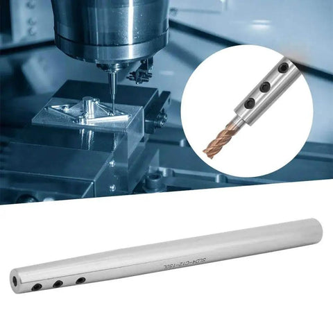 CNC Milling Extension Holder SLD4-C12-150L Tungsten Steel Side Mounted Tool for Deep Cavity and Nose End Mills shown in use.
