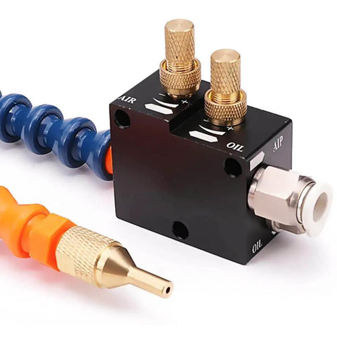 Mist Coolant Lubrication Spray System For CNC Machines And Metal Cutting With 360 Degree Adjustable Nozzle Durable POM Plastic Steel Construction