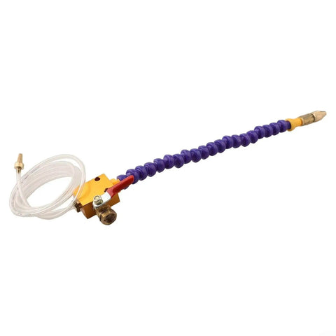 Mist Coolant Spray System for CNC Lathe and Milling Machines 8mm air inlet, purple hose, for precision cooling and lubrication