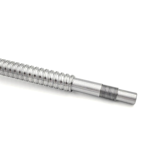Close-up of RM1204 Set SFU1204 Rolled Ball Screw C7 for smoother CNC axis motion and anti-backlash setup