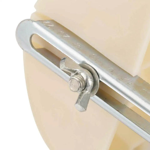 Close-up of adjustable range on Six Layer Coil Wire Winding Device For Single Phase Motors With Beige Plastic Head Holder by Oumefar