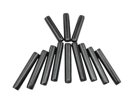 Heavy Duty Coiled Spring Roll Pins Set For Cub Cadet Lawn Tractors Fits 100 102 106 104 108 Series displayed on white background