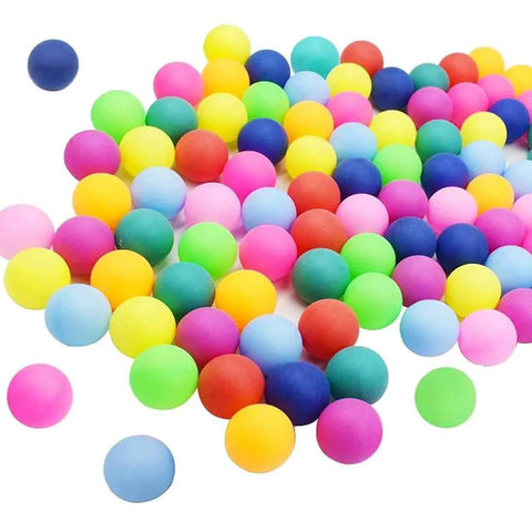 185 Pcs Colorful Table Tennis Balls, 40mm Plastic Ping Pong Balls Bulk for DIY Projects and Holiday Decorations