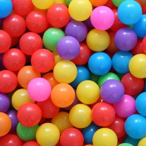 Ball Pit Balls - Colorful Ocean Pool Toys for Kids, Phthalate & BPA Free, 100pcs for Toddler Playhouse,Tent, or Playpen(Colorful)