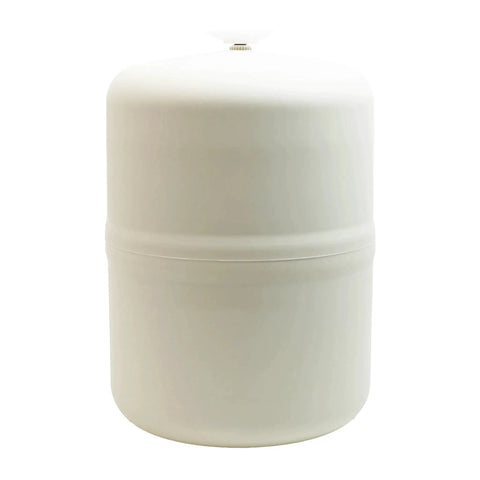 Compact 0.5 Gallon Reverse Osmosis Water Storage Tank with Steel Body Virgin Polypropylene Liner Chlorobutyl Diaphragm BPA Free Construction