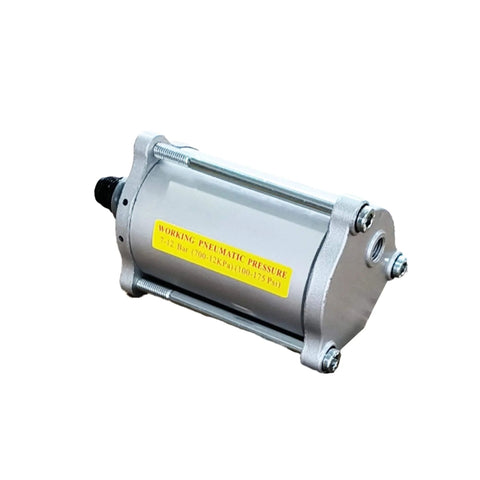 Compressed Air Motor for Pneumatic Hydraulic Pumps, housing with Stud, cylindrical design, metal construction, side view