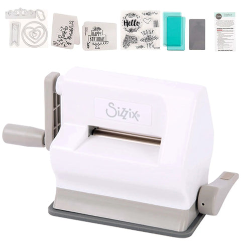 Portable Die Cutting And Embossing Starter Kit For Arts And Crafts Scrapbooking And Cardmaking On The Go Sizzix Sidekick 661770
