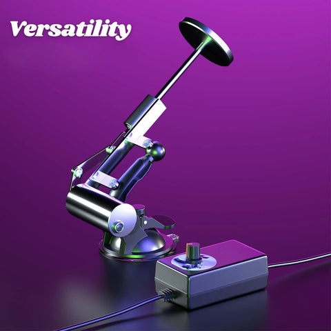 Mini linear actuator with control box and suction-base stand, Mefape 20N, 39mm stroke