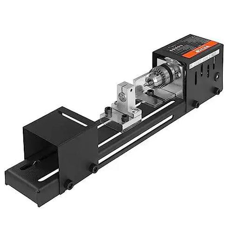 Compact Mini Wood Lathe Machine With Seven Speeds 4220 5300 5650 6350 6660 7050 8450 RPM 24V DC 96W Portable DIY for small projects