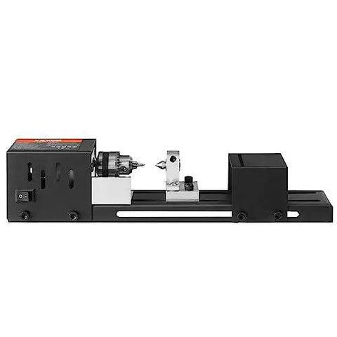 Compact Mini Wood Lathe Machine With Seven Speeds 4220 5300 5650 6350 6660 7050 8450 RPM 24V DC 96W for DIY Projects