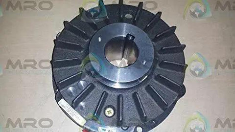 Compact shaft-mounted friction brake with a 1.938 inch bore and 1600 in-lbs torque at 80 psi, designed for space-constrained conveyors.