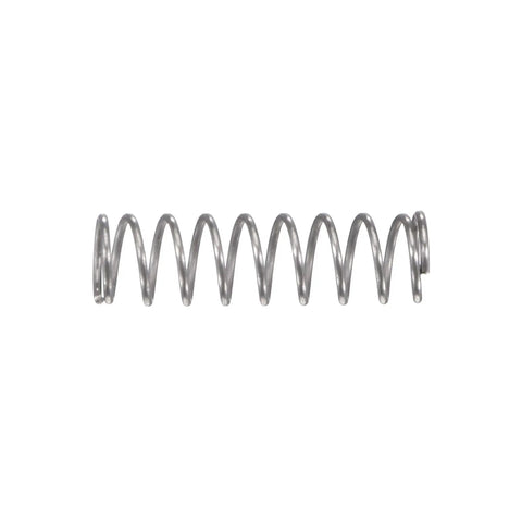 Durable 304 Stainless Steel Compression Spring With 3mm Outer Diameter 0.3mm Wire 10mm Free Length 6mm Compressed Length 2N Load Capacity 0.5 N/mm Spring Rate 10 Pack For Home DIY Projects side view