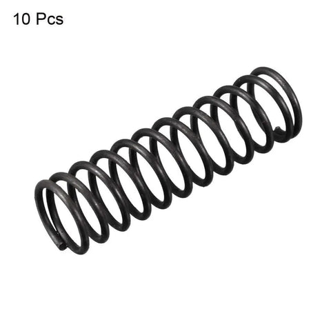 Compression Spring Set 1.2mm Wire Diameter 12mm Outer Diameter 40mm Free Length Steel Coil Spring With Black Finish