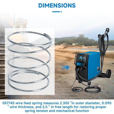 Compression Spring Wire Tensioner For Millermatic MIG Welders And S32 Wire Feeders Replacement Part Works With 300 250 200 185 212