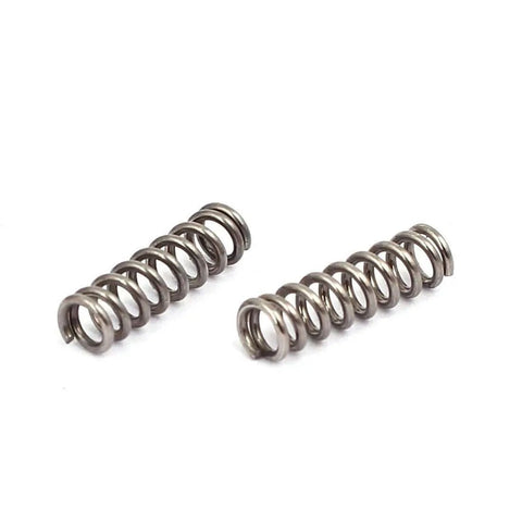 Small 0.5mm Wire Diameter 3mm Outer Diameter 10mm Length Compression Springs 304 Stainless Steel Silver Tone Pack Of 10 For Handy DIYers And Tiny Gadgets.