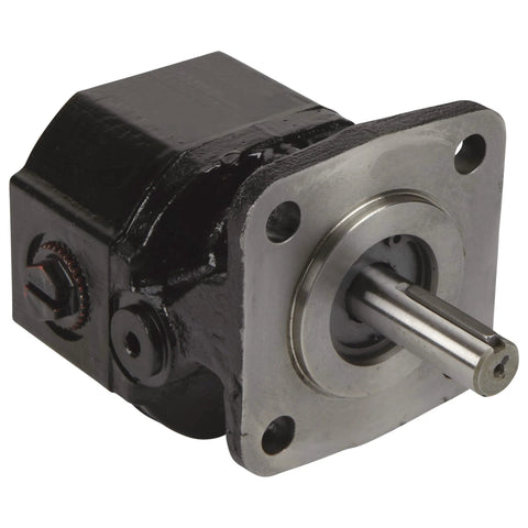 Front view of Concentric High Pressure Hydraulic Gear Pump - 0.258 Cu. in. Model Number G1216C5A300N00, showing 4-bolt mount and shaft.