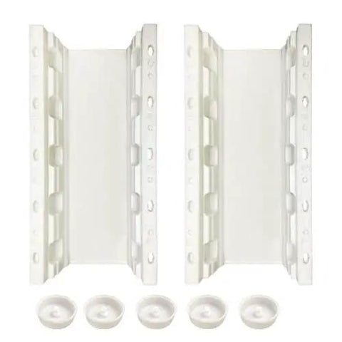 2 Pack Precast Baluster Rail Concrete Molds For Balcony Railings With Roman Column Style 19.68 Inch Long Plastic Garden Cement Molds