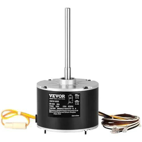 Condenser Fan Motor, 1/5HP, 825RPM, Replacement for ac GE Genteq Carrier Bryant Payne Dayton, model 5KCP39GFS166S.