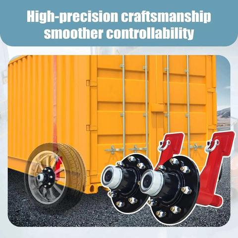 Container Cart Wheel Heavy Duty Container Wheel Kit For 20ft And 40ft Empty...