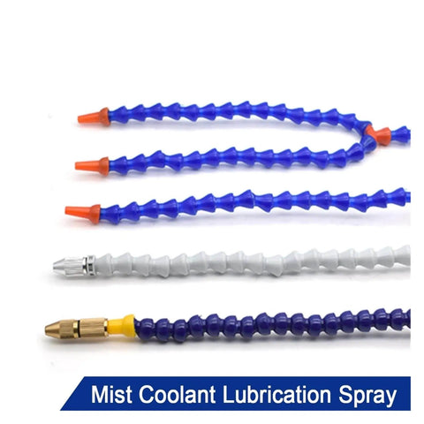 Cooling Sprayer Mist Coolant Lubrication Spray System for 8mm Hose CNC Lathe Milling Drill Engraving Machine Tool Blue 1 Pc