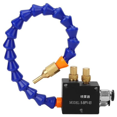 Lubrication Spray System For Milling Machines, S-BPV-03 High Efficiency Coolant Sprayer 0.1MPa-0.8MPa, flexible nozzle view