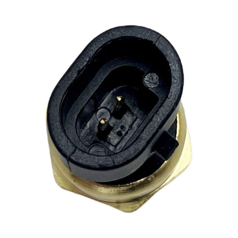 YCUPONE coolant temperature sensor, black plastic connector, brass threaded housing