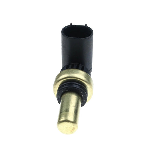 Coolant temperature sensor with brass probe and black plastic connector (A-Premium)