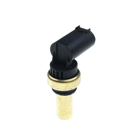 A-Premium coolant temperature sensor with brass stem and black plastic connector
